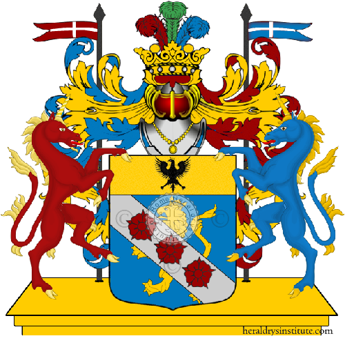 de Rosa family Coat of Arms