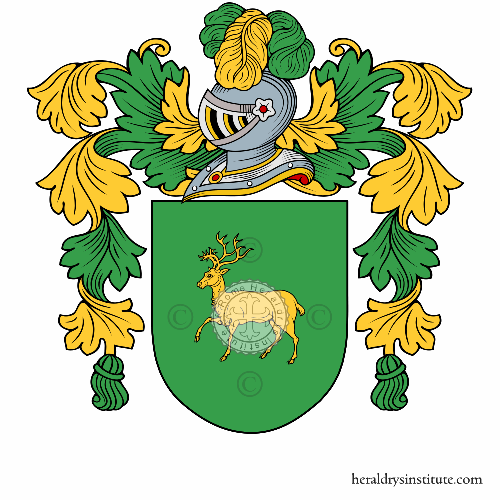 Ciervo family Coat of Arms