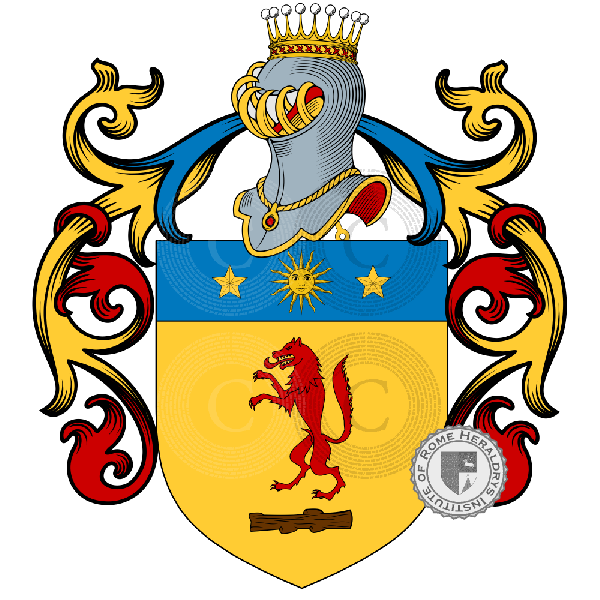 de Lucia family Coat of Arms