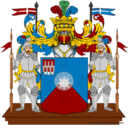 Bruni umbertide family Coat of Arms
