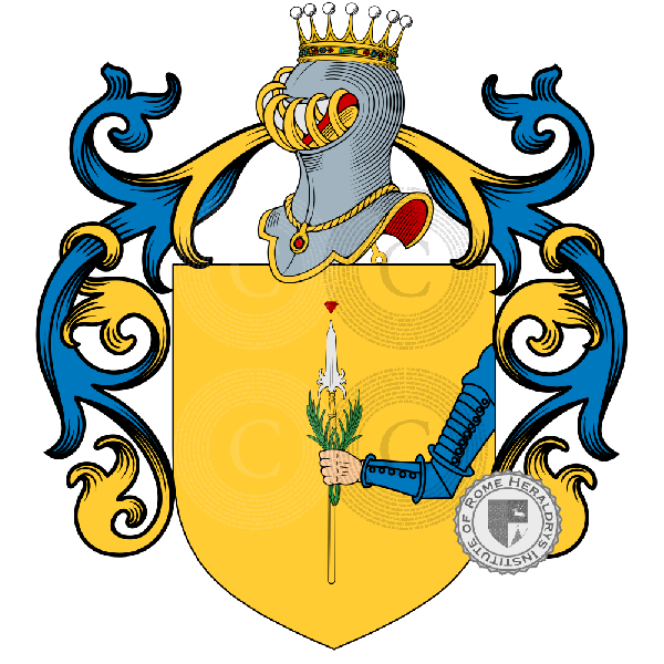 Rubbino family Coat of Arms