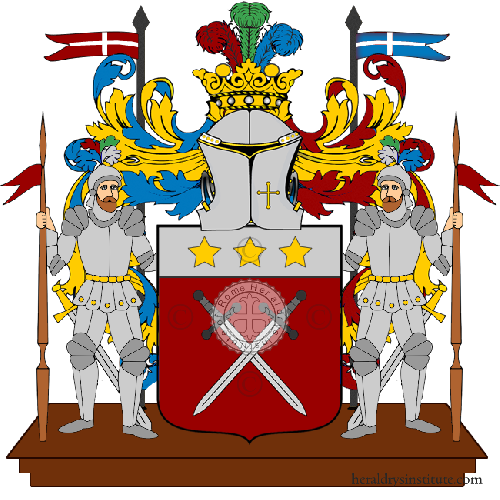 Scaburri family Coat of Arms