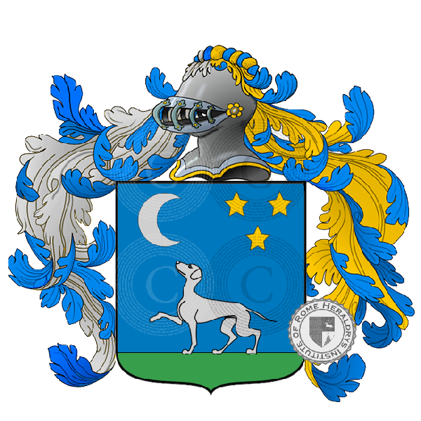 Burin o burini family Coat of Arms