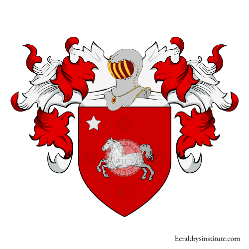 Cavalli (sale tortonese) family Coat of Arms