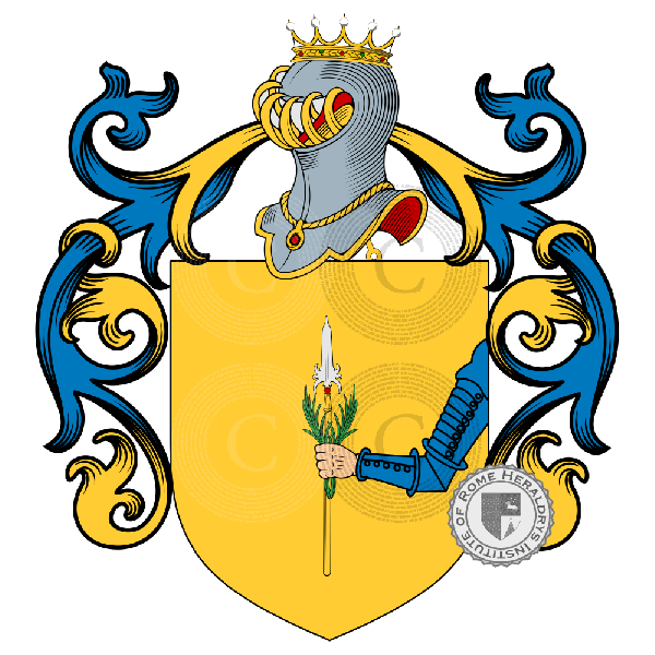 Rubini family Coat of Arms