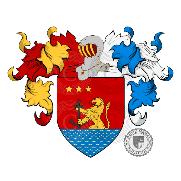 Messina  o messana family Coat of Arms