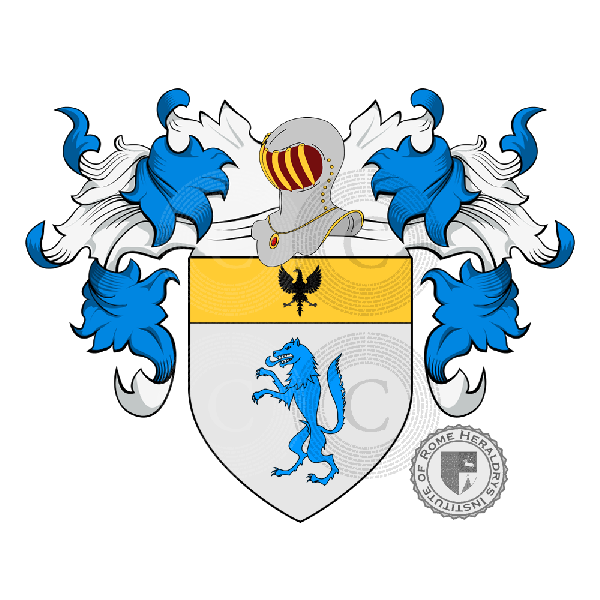 Lupi (bergamo) family Coat of Arms