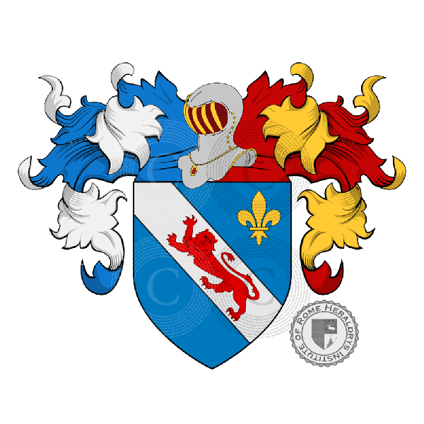 Ablard Ou Abblard family Coat of Arms