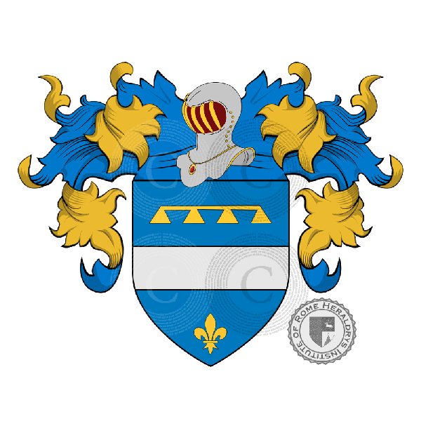 Zanellotti family Coat of Arms