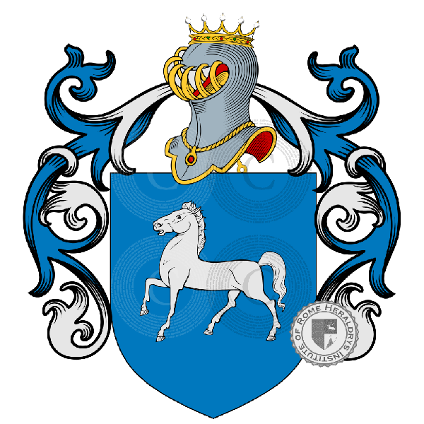 Cavallini family Coat of Arms