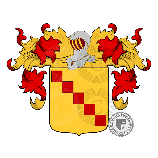Travagli family Coat of Arms
