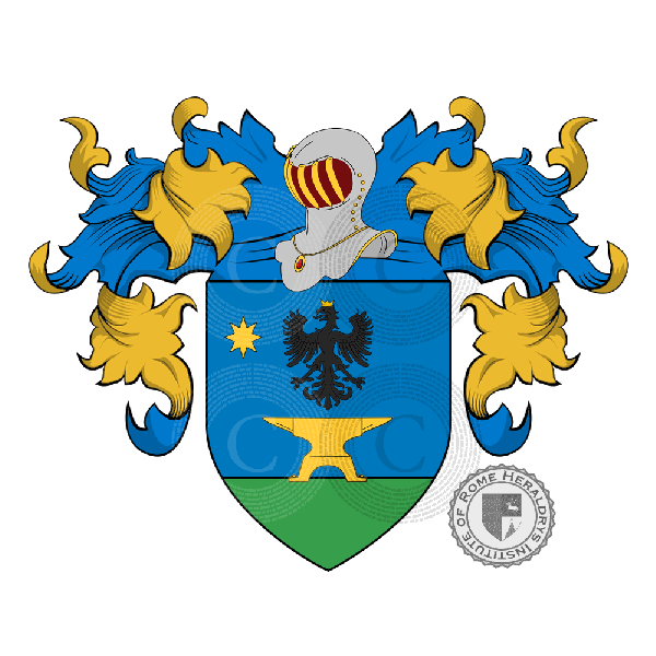 Fabbri family Coat of Arms