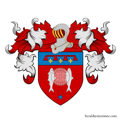 Tencarari family Coat of Arms