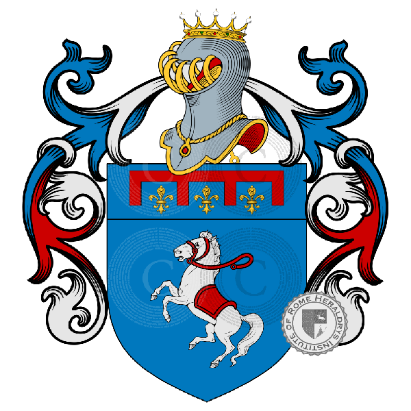 Accorso family Coat of Arms