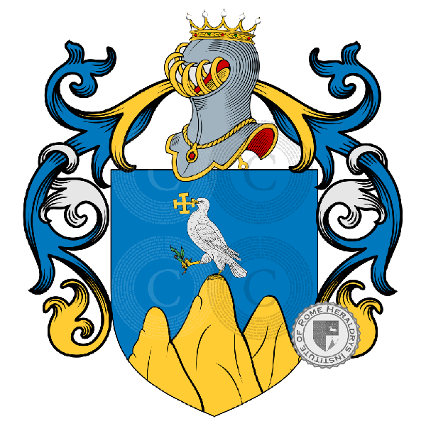 Pizzoni family Coat of Arms