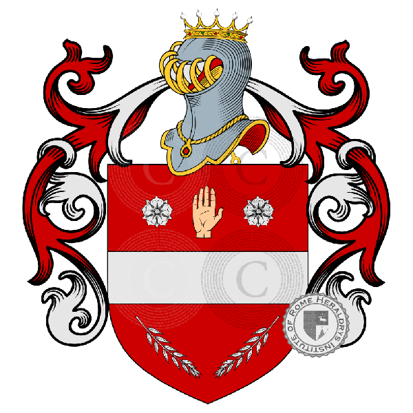 Mascheroni family Coat of Arms