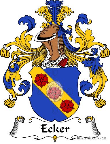 Ecker family Coat of Arms