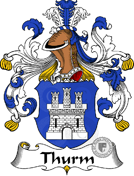 Thurm family Coat of Arms