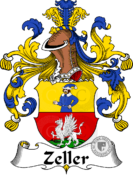 Zeller family Coat of Arms