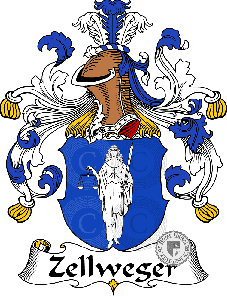 Zellweger family Coat of Arms