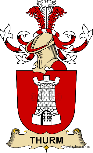 Thurm (von) family Coat of Arms