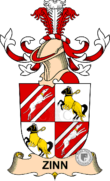 Zinn family Coat of Arms