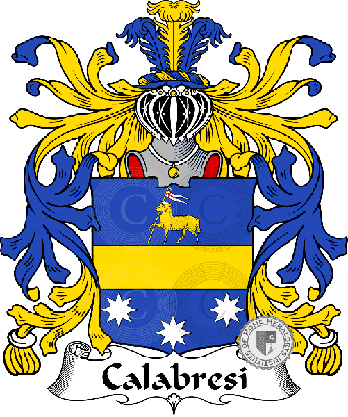 Calabresi family Coat of Arms