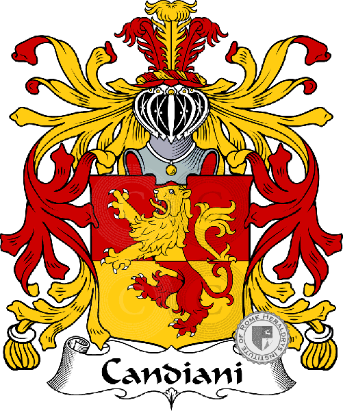 Candiani family Coat of Arms
