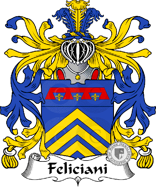 Feliciani family Coat of Arms