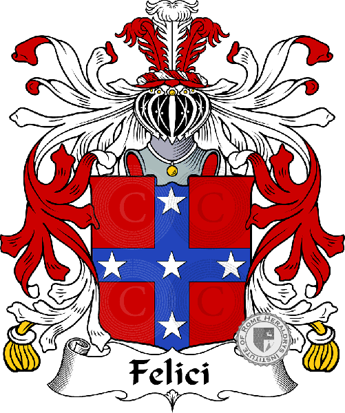 Felici family Coat of Arms