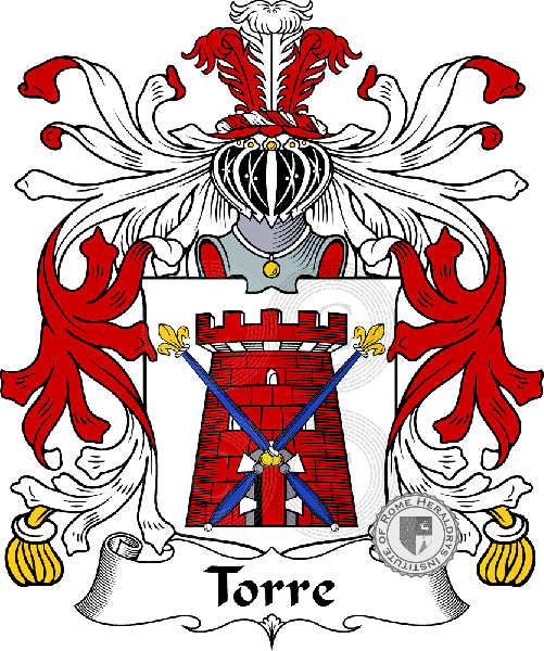 Torre family Coat of Arms