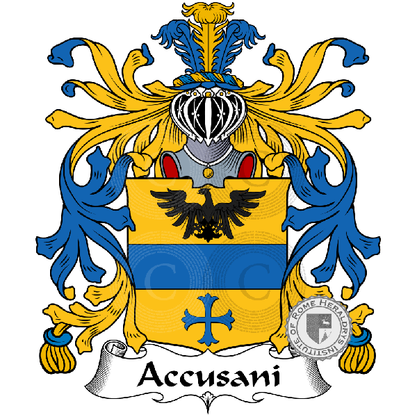 Accusani family Coat of Arms