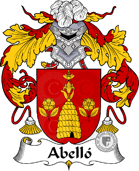 Abelló family Coat of Arms