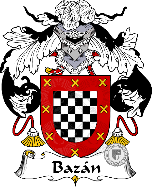 Bazán family Coat of Arms