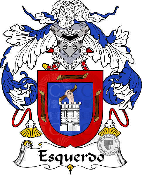 Esquerdo family Coat of Arms
