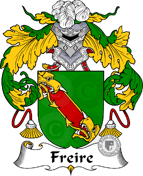 Freire family Coat of Arms