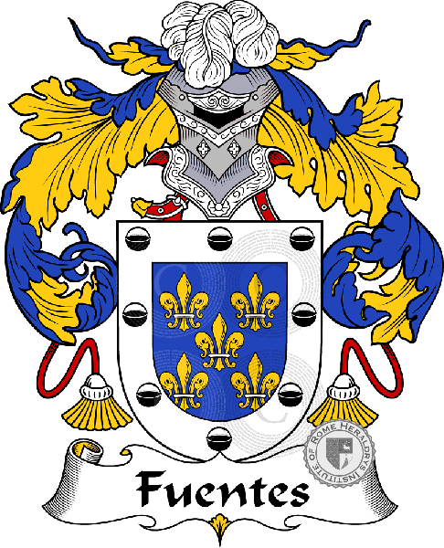 Fuentes family Coat of Arms