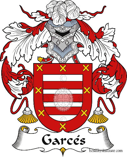 Garcés family Coat of Arms