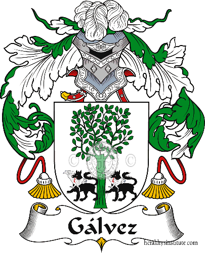 Gálvez family Coat of Arms