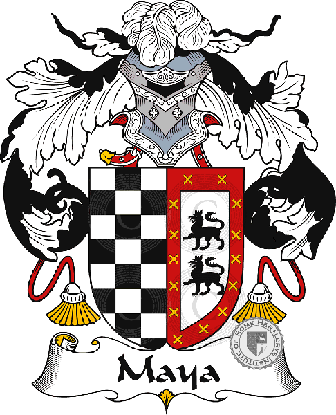 Maya family Coat of Arms