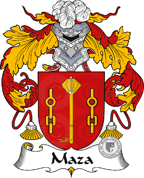 Maza family Coat of Arms