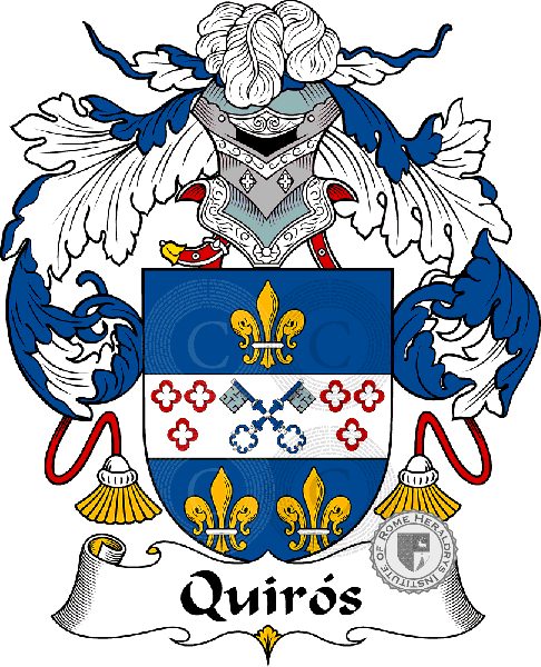 Quirós family Coat of Arms
