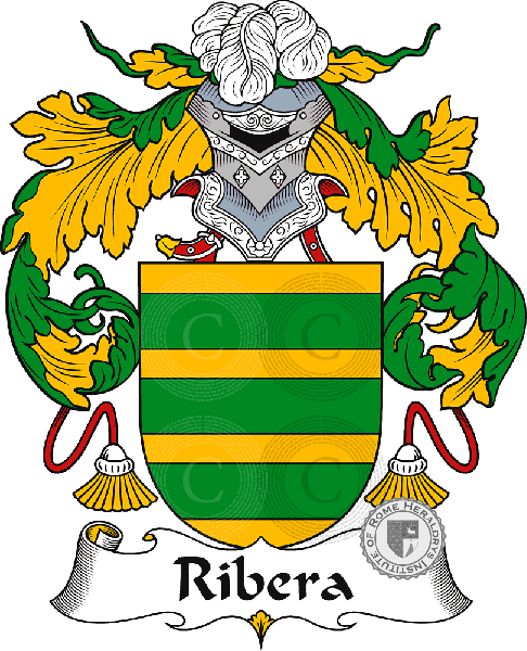 Ribera Or Rivera family Coat of Arms