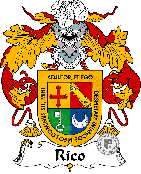 Rico family Coat of Arms