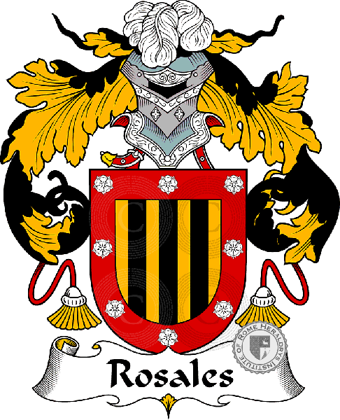 Rosales family Coat of Arms