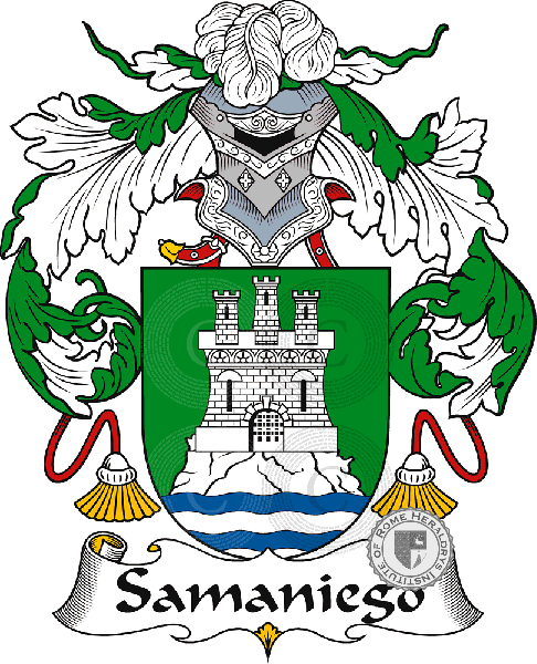 Samaniego family Coat of Arms
