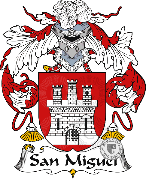 San Miguel family Coat of Arms