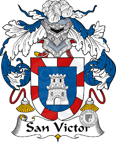 San Victor family Coat of Arms