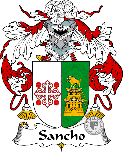 Sancho family Coat of Arms