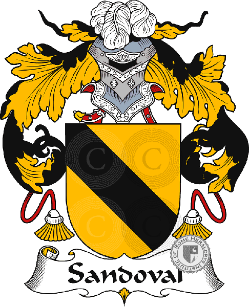 Sandoval family Coat of Arms